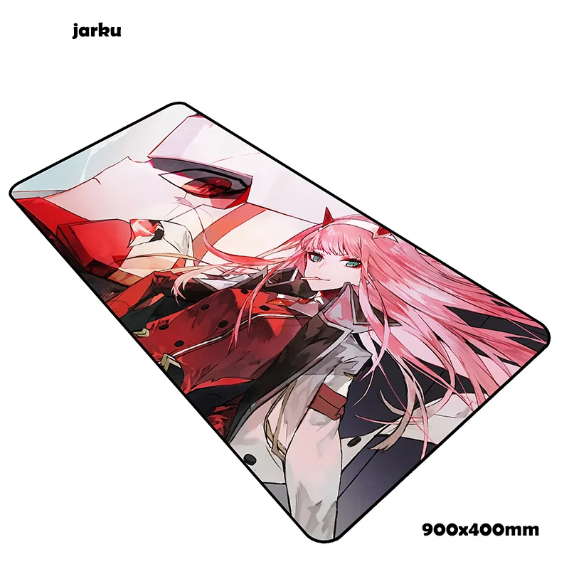 Коврик для мыши darling in the franxx padmouse 900x400x3 мм, игровой коврик для мыши в подарок, коврик для мыши для геймера, Настольный коврик высокого качества, коврик для мыши, ПК