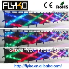 Реклама 5 м в ширину 0,6 м высокий светодиодный видео занавес pantallas led