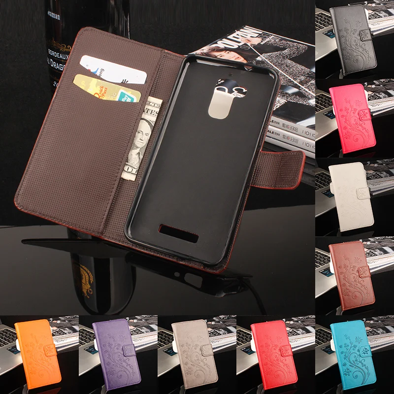 

For Asus Zenfone 3 Max/ZC520TL Phone Case Folio Flip Premium Pattern PU Leather Wallet Case Card Slots Cover xinghua