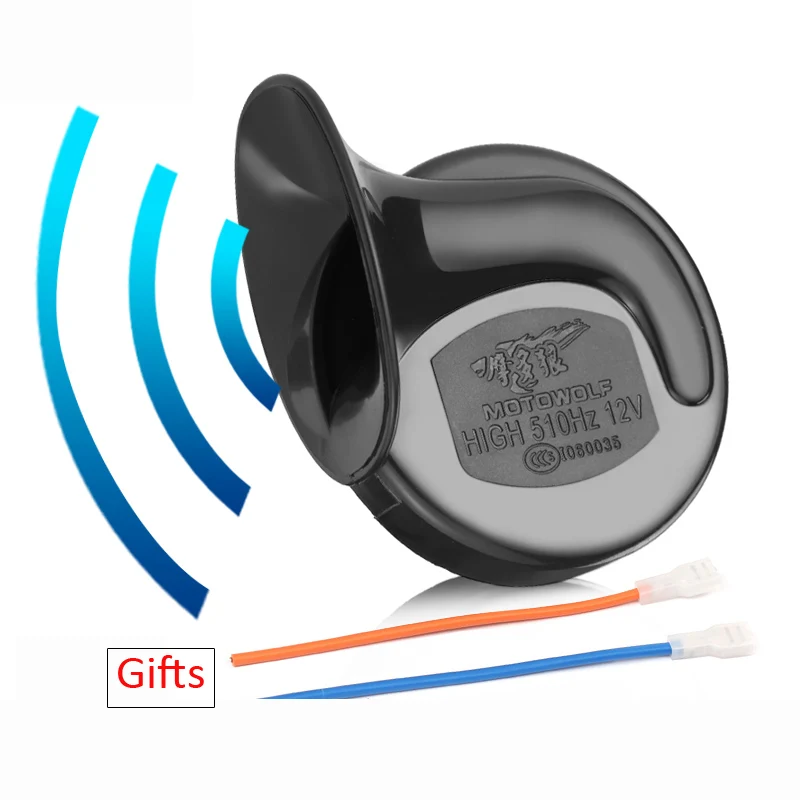 

1PCS Loud Horn Auto Speaker Alarm Motorcycle Electric Vehicle 12V 48V 60V 110db Waterproof Universal Motorcycle Accessories