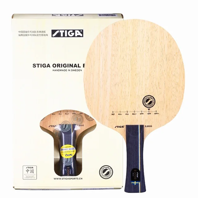 

Genuine STIGA S2000 WRB table tennis blade 5 layer pure wood ping pong racket racquet sports