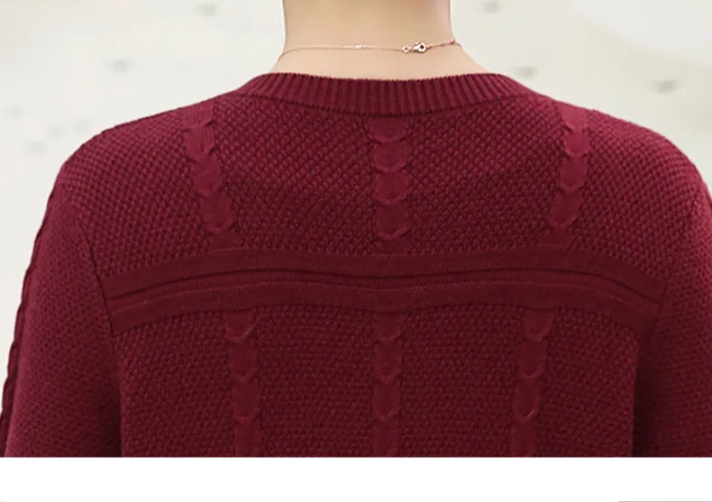XJXKS Весна и Осень женский вязаный кашемировый кардиган свитер свободный большой размер Модный однобортный женский кардиган