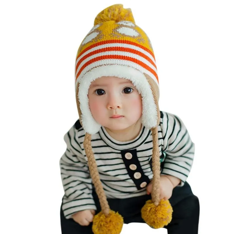Детская шапка Пингвин шапочка для новорожденного Красочные Детские зимняя детская шапка Хеджирование Кепка