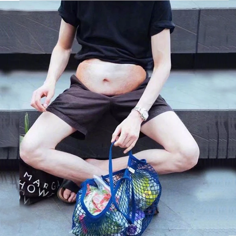 14 дюймов DAD's пивной живот Сумки на пояс Мужская мода искусственная кожа талии