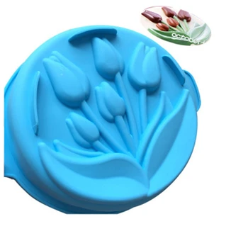 

Tulip Large Silicone Hand Cake Baking Tray Mold With Ear Protection Non-Stick Mold Easy Remove Heat Resistant Sponge Cake Mould