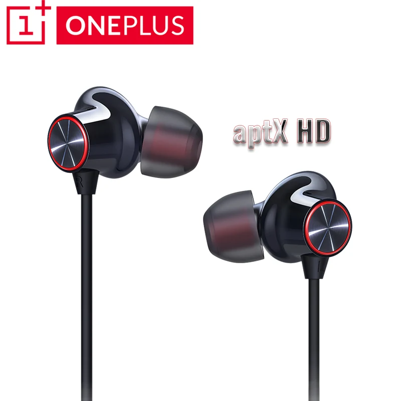 

Original Oneplus Bullets Wireless 2 aptX HD Neckband Earphones For Oneplus 7 Pro Hybrid 10mm Dynamic 10 Min Charge 10h Play