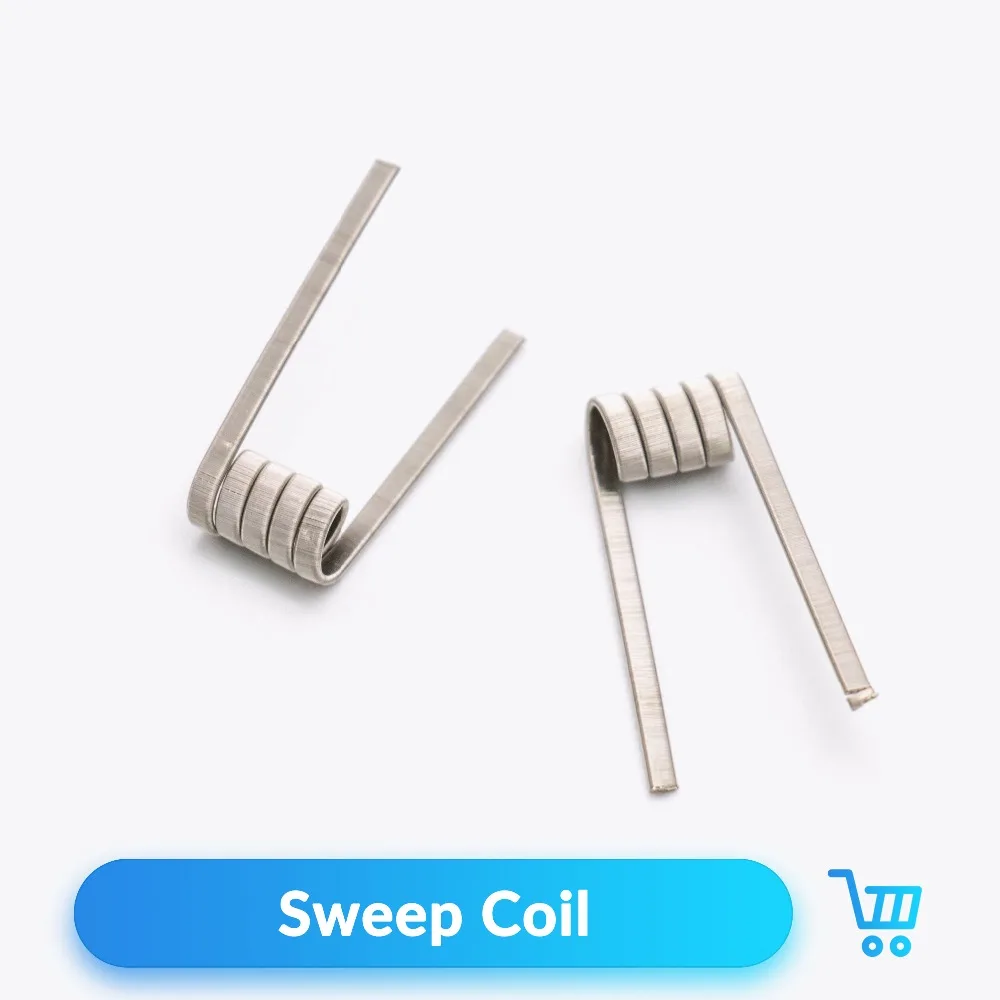 Sweep Coil Prebuild Coil Wire Heating Coil Wire 0.24ohm Kernel 28GA*4 Ni80 Wrapped with 40GA Nikrothai 80 Wire for Vape E Cig 