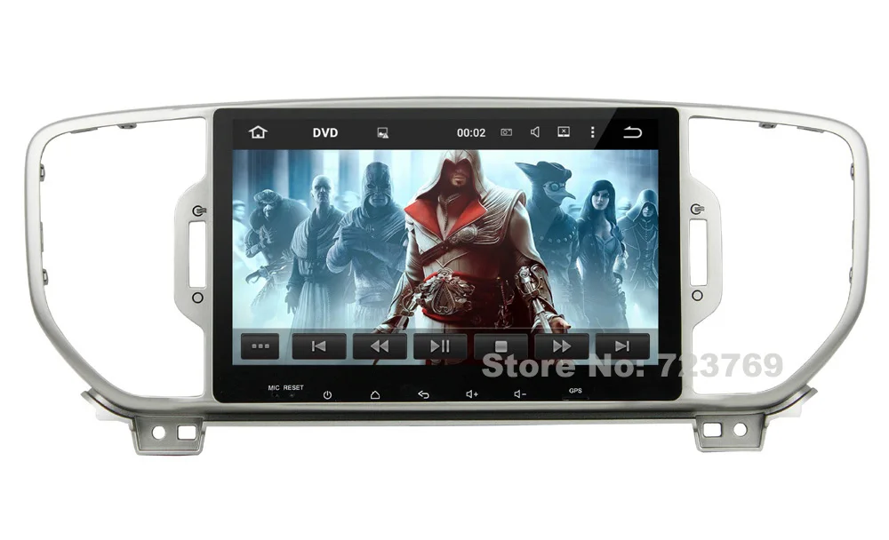 Discount 9 inch Screen Android 5.1.1 Car DVD Player Media Stereo Auto Radio Entertainment System for Kia Sportage 2014-2016 18