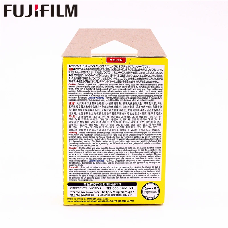 Оригинальная фотобумага Fujifilm 10 листов Instax Mini RILAKKUMA для мгновенной печати для камеры Instax Mini 8 7s 25 50s 90 9 SP-1 SP-2