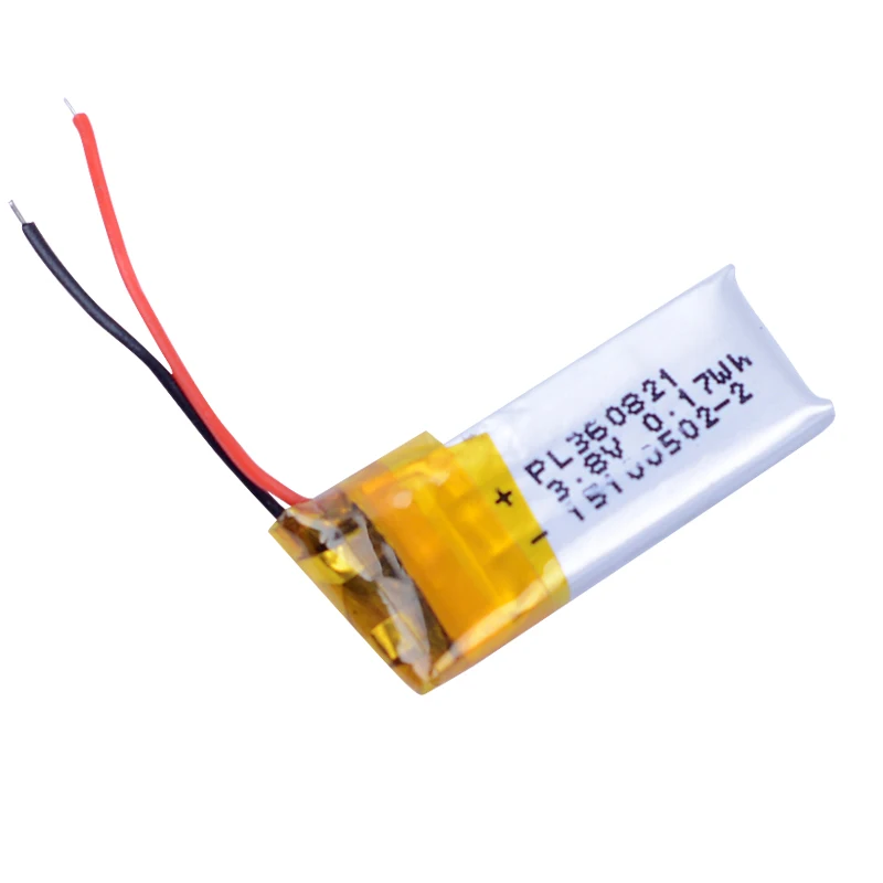 

10 pcs /Lot 3.7v 50mAh Lithium Polymer LiPo Rechargeable Battery For Mp3 bluetooth Recorder headphone Headset 360821