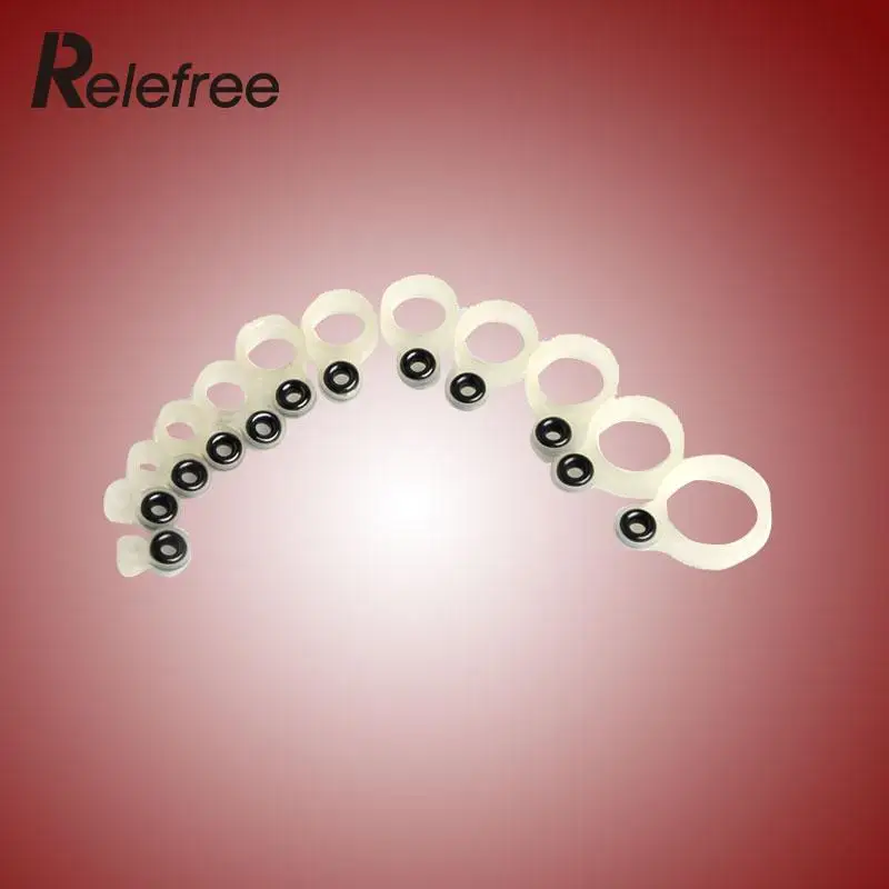 Relefree 22pcs Fishing Rod Line Silicone Ceramic Guide Ring Set 0.9