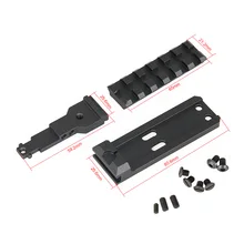 Горячая AK в мелкий горошек крепление для T1 AK47/74 винтовки с стандартный задний прицел GZ220211