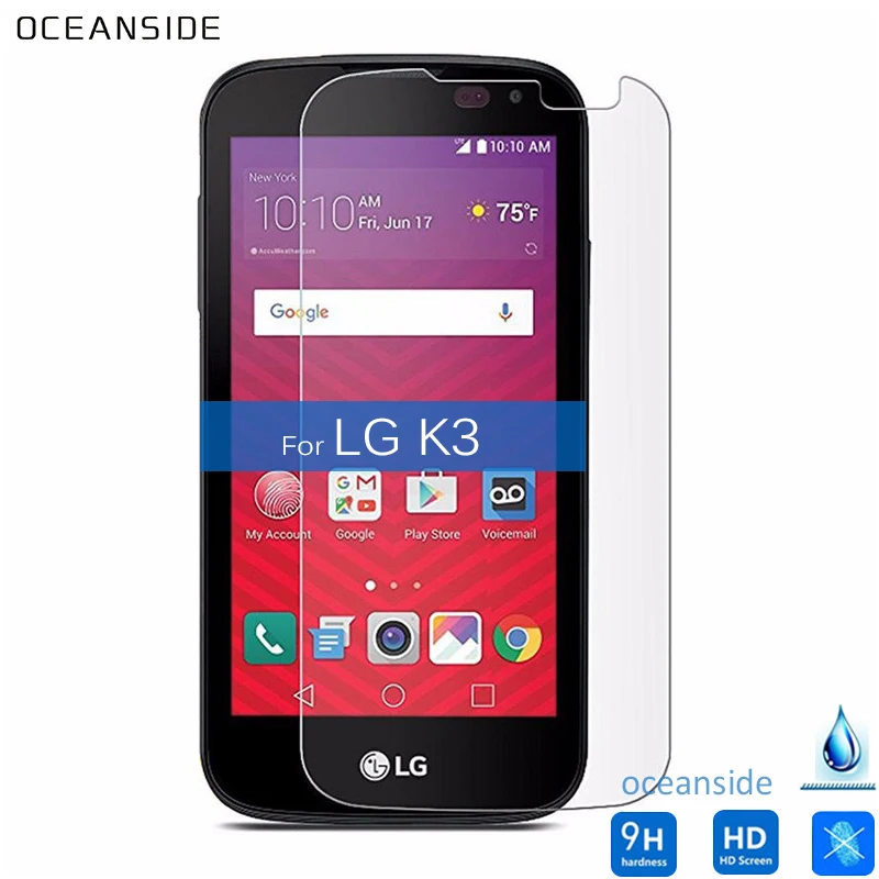 2 шт. для LG K3 закаленное стекло Защита экрана покрытие 5 9h защитная пленка на K 3 K100ds