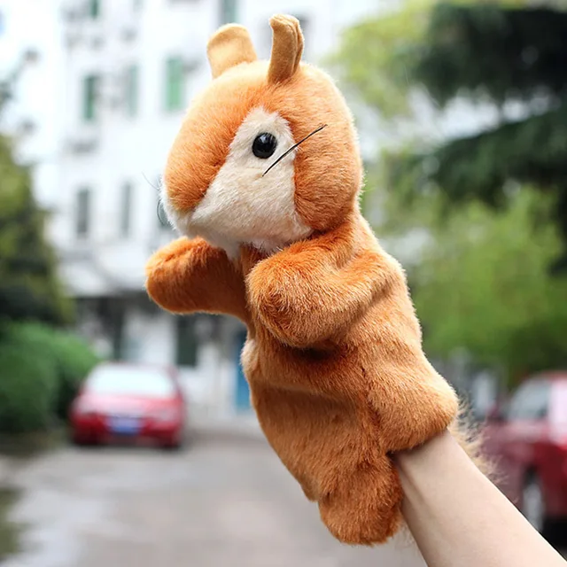 squirrel hand puppet
