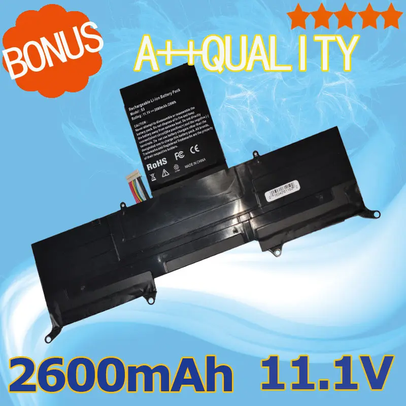 

2600mAh laptop battery for Acer Aspire Ultrabook S3 BT.00303.026 BT00303026 AP11D3F AP11D4F 3ICP5/65/88 3ICP5/67/90