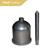 Цзиньцзян Китай литейный тигель и пробка для китайская для литья машина