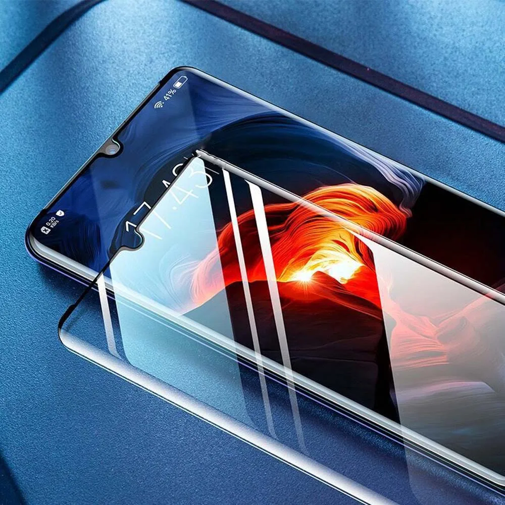 Чехол для Huawei P 30 Pro закаленная пленка Mate 20 pro полный экран 3D Edge пластиковая