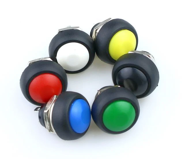 

1PCS PBS-33b 12mm, no lock switch Small button switch waterproof switch since the reset