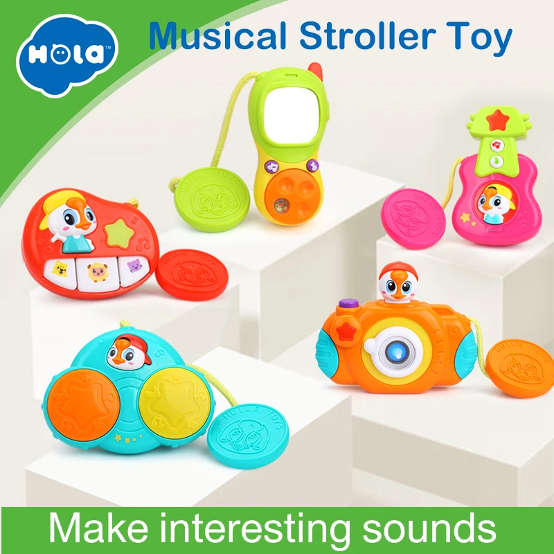 HUILE TOYS 3111 Baby Carriage Stroller Bar Musical Toy Sets Educational Mobile Telephone / Camera / Drum / Guitar Baby Rattles HUILE TOYS 3111 Baby Carriage Stroller Bar Musical Toy Sets Educational Mobile Telephone / Camera / Drum / Guitar Baby Rattles