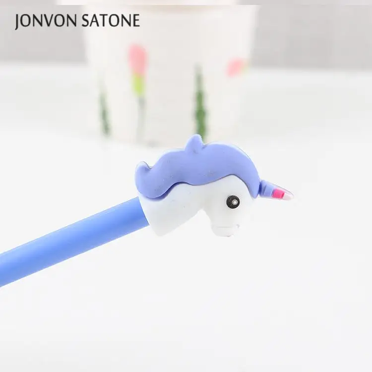 Jonvon Satone 16 шт утка Единорог Фламинго гелевая канцелярская ручка мультфильм