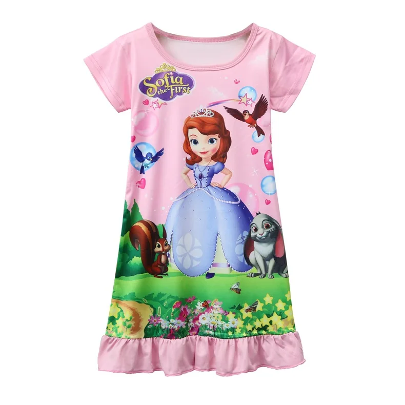 

2018 New Vaiana Princess Girl Dress Costume snow queen Cosplay Dress children clothing baby Kids Elsa Princess Sophia dresses