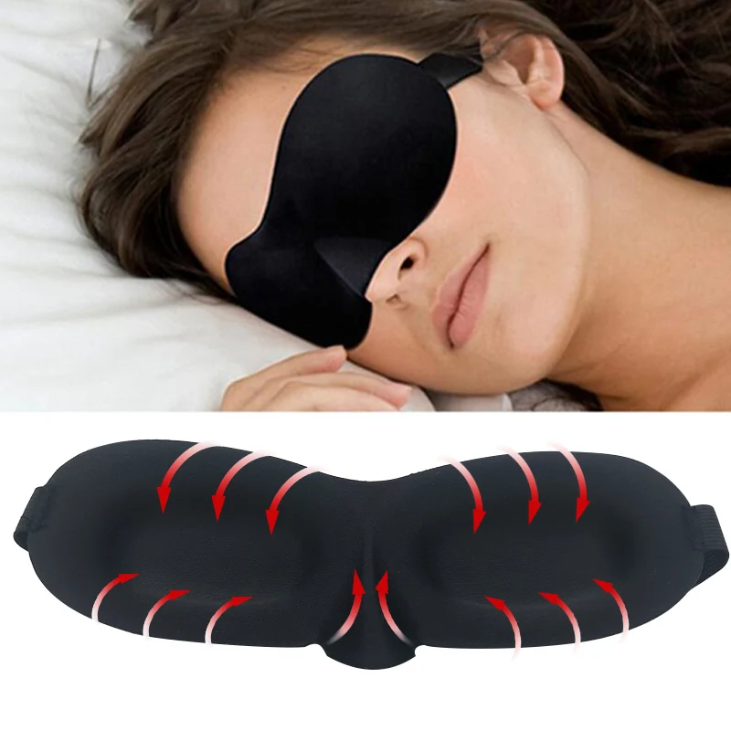 Дорожная 3D маска для глаз, очки для сна, мягкие тенты, покрытие для отдыха, для отдыха, сна, с повязкой на глаза, автомобильные аксессуары, для мотоцикла, кемпинга