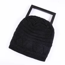 Натуральные вязаные шапки для зимы, шапки для мужчин, зимние шерстяные хлопковые шарфы, вязаные шапки для женщин, Лыжные шапки, шапки бини для мужчин, шапки s