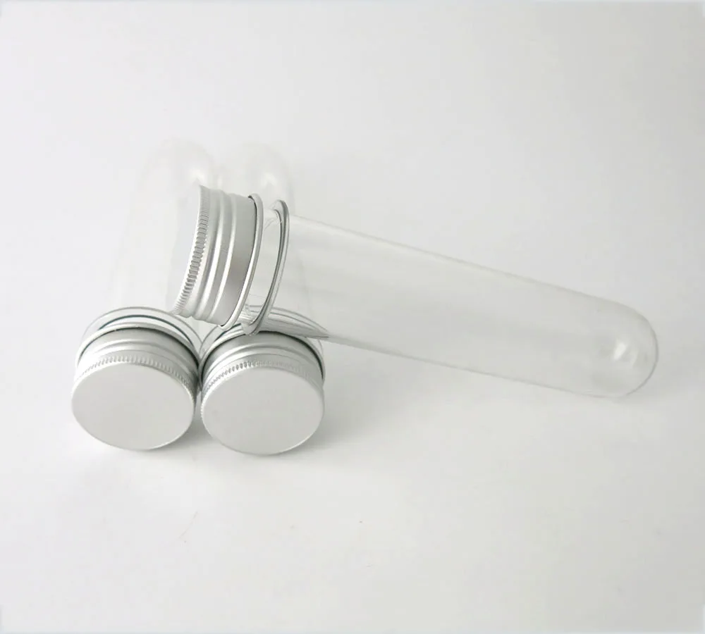 Новое поступление! Пустая PS трубка с алюминиевой крышкой прозрачная пластиковая