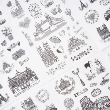 

24 pack/lot Meet World Broad Decorative Stationery Stickers Scrapbooking DIY Diary Album Stick Lable
