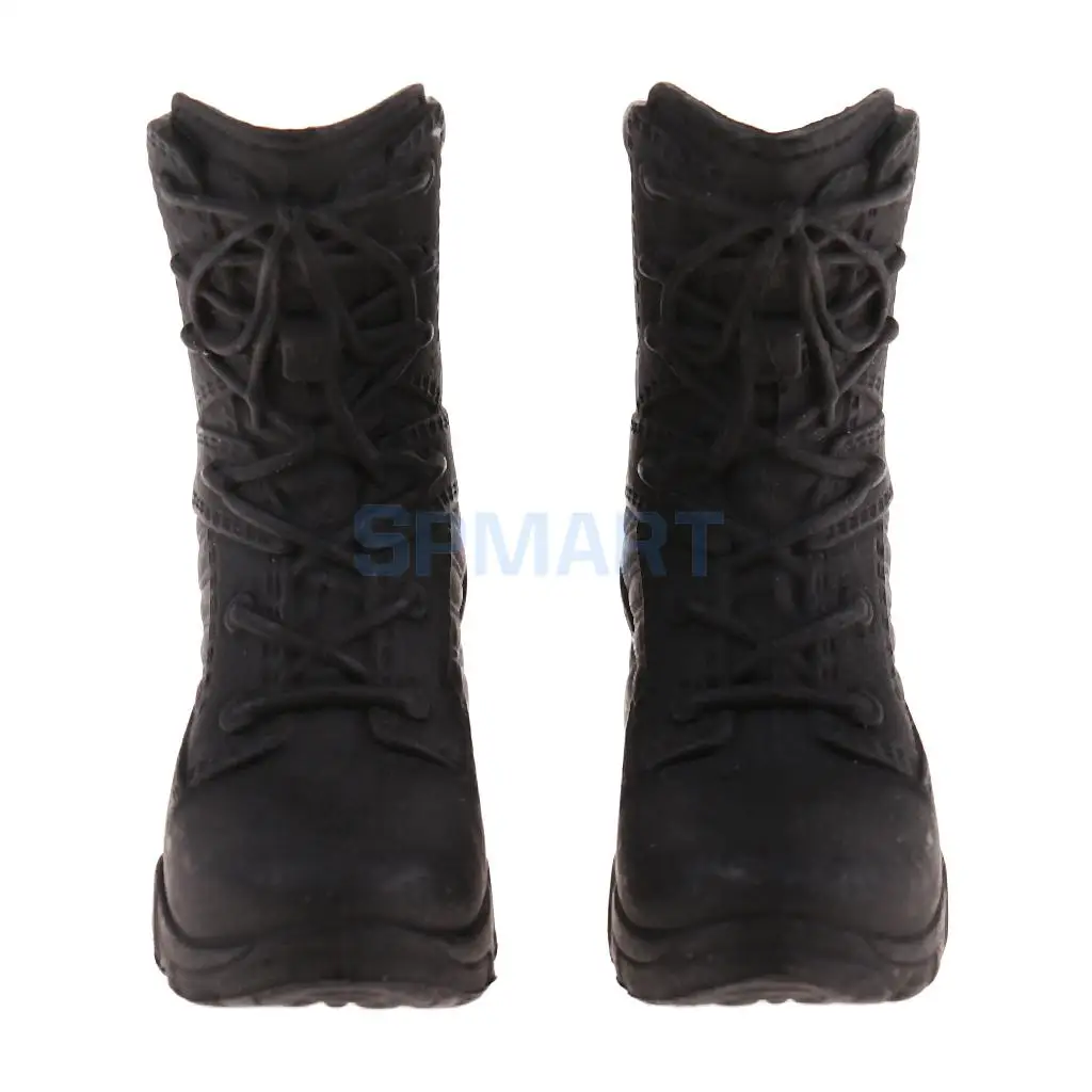 1/6 Scale Policewoman Military Shoes Model Combat Boots Tactical Boots for 12" Female Soldier Body Action Figure Accessories