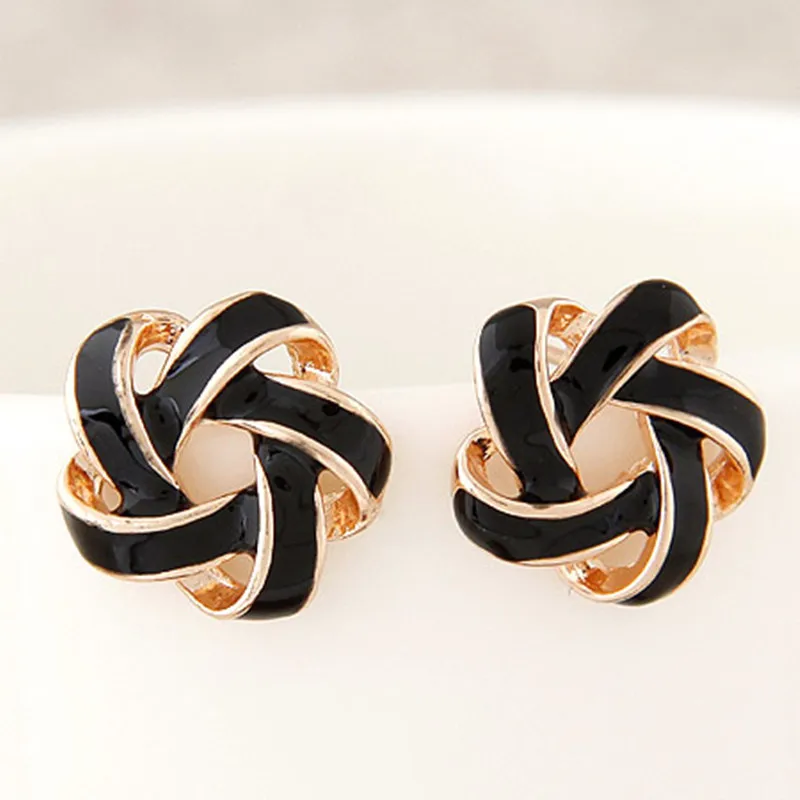 VWKTUUN серьги-гвоздики для женщин ювелирные изделия новые серьги с фианитом Umode d'oreille золотой цвет эмали серьги для женщин серьги, ювелирные изделия