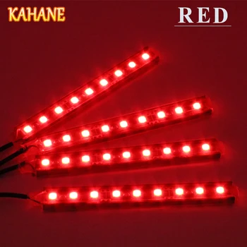 

KAHANE 4x9 LED Car Styling Interior Floor Decor Atmosphere Lamp Strip Light FOR Seat Leon Ibiza Renault Captur Megane 3 Logan