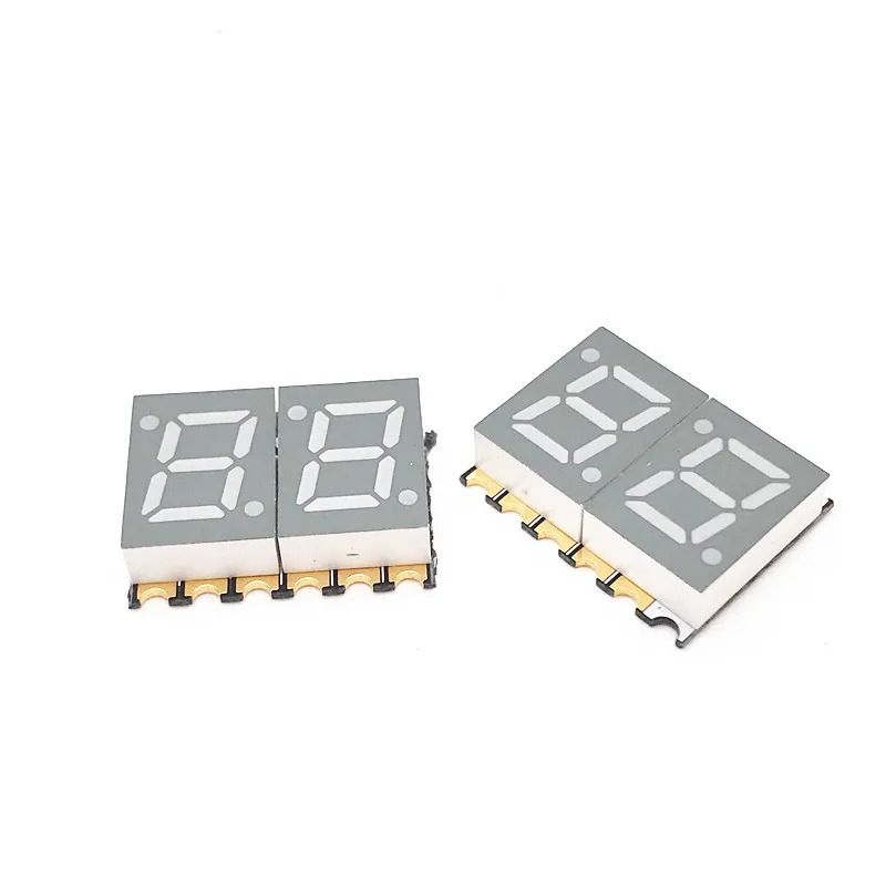 Светодиодная трубка Nixie tube 2 бита 10 шт. 0 28 дюйма красный 7 сегментов металлический