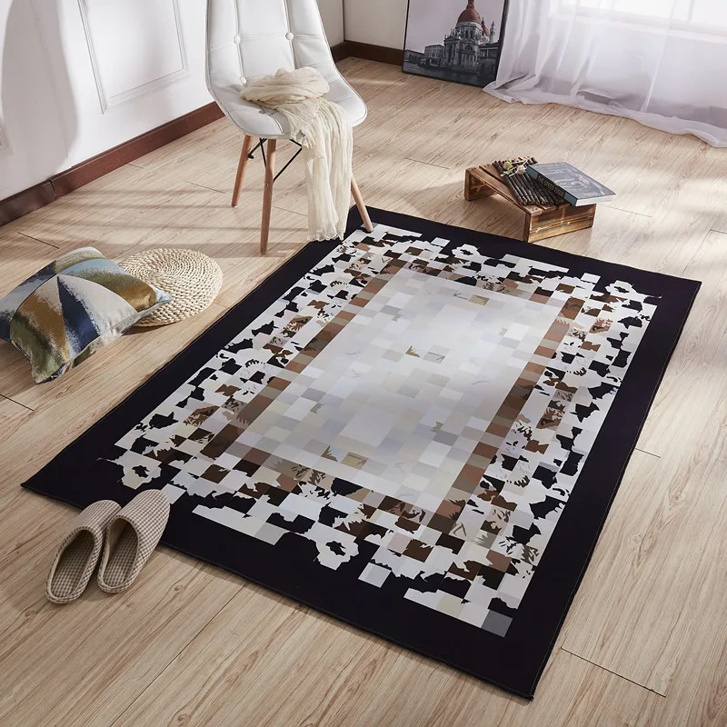 Скандинавские ковры в деревенском стиле для гостиной домашний коврик и ковер для спальни кофейный ковер напольный коврик Противоскользящие коврики для Кабинета