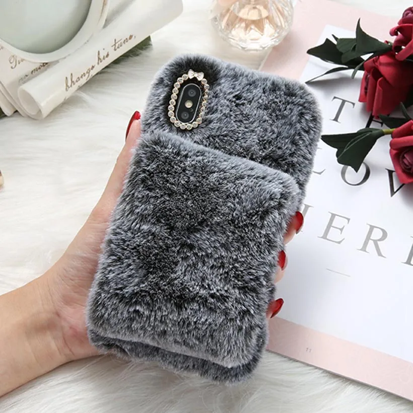 

Warm Fur Case For Motorola Moto One Power G7 P30 Play Note G4 G5 G5S G6 Plus E4 E5 Z Z2 Z3 Play Force X4 C Plus Silicon Covers