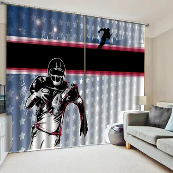 

motion European 3D Curtains angel design Curtains For Living Room Bedroom Decoration curtains