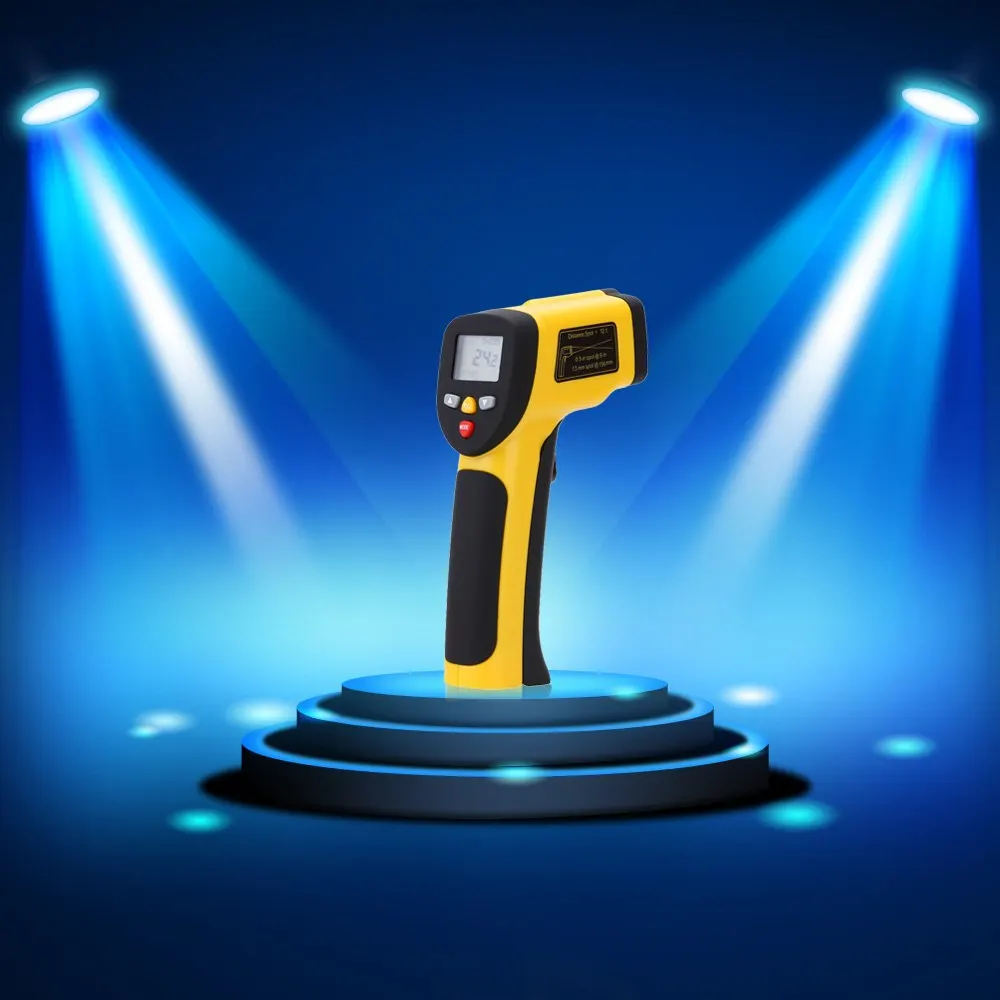 Precision Digital Infrared Thermometer Double Laser Non-contact IR Pyrometer Temperature Tester Diagnostic-tool-50~1050 Degrees Precision Digital Infrared Thermometer Double Laser Non-contact IR Pyrometer Temperature Tester Diagnostic-tool-50~1050 Degrees