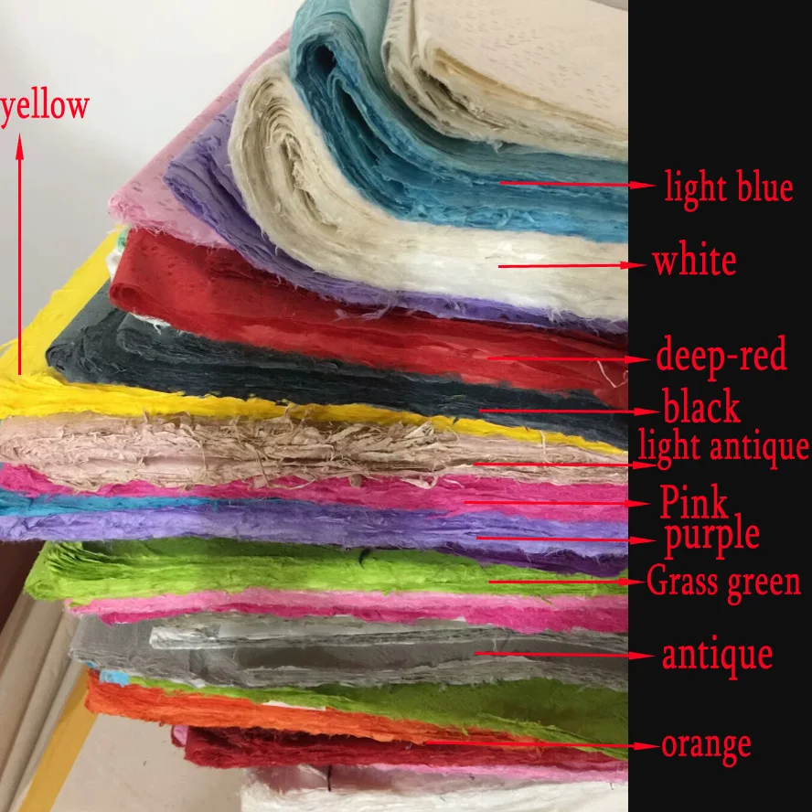 100 листов/упаковка разноцветный фонарь рисовая бумага абажур бумага китайская упаковка Xuan бумага для художника DIY Искусство ручной работы