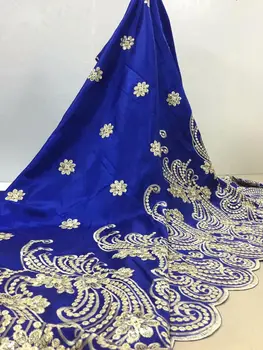 

2019 Latest French Nigerian Laces Fabrics High Quality George lace tulle African Laces Fabric Wedding African French Tulle Lace