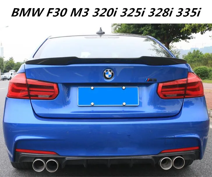 

Carbon Fiber CAR REAR WING TRUNK LIP SPOILER FOR BMW 3 Series BMW F30 F80 M3 320i 325i 328i 335i 3 Series 2012-2017
