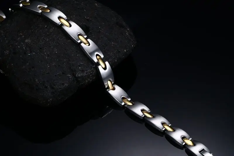

Hot Sales Stainless Steel Germanium Magnets Health Bracelet Men Jewelry Bangles Bracelets For Women Couple Bracelets Fashion
