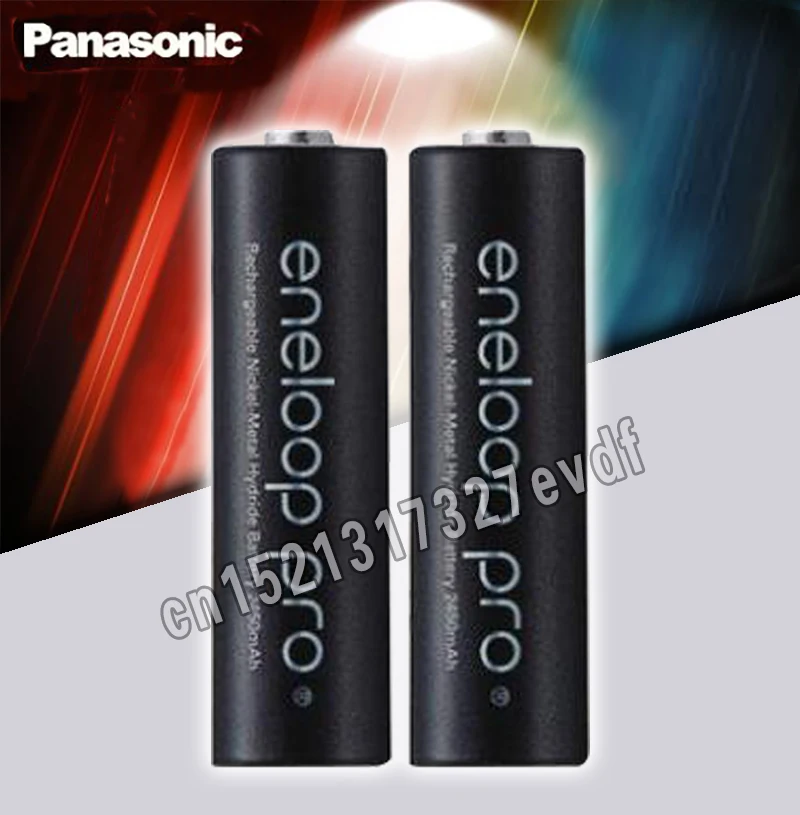 Panasonic оригинальные батареи 2550mAh 4 шт./лот 1,2 V Ni-MH камера Фонарик xbox игрушка AA предварительно Заряженная аккумуляторная батарея