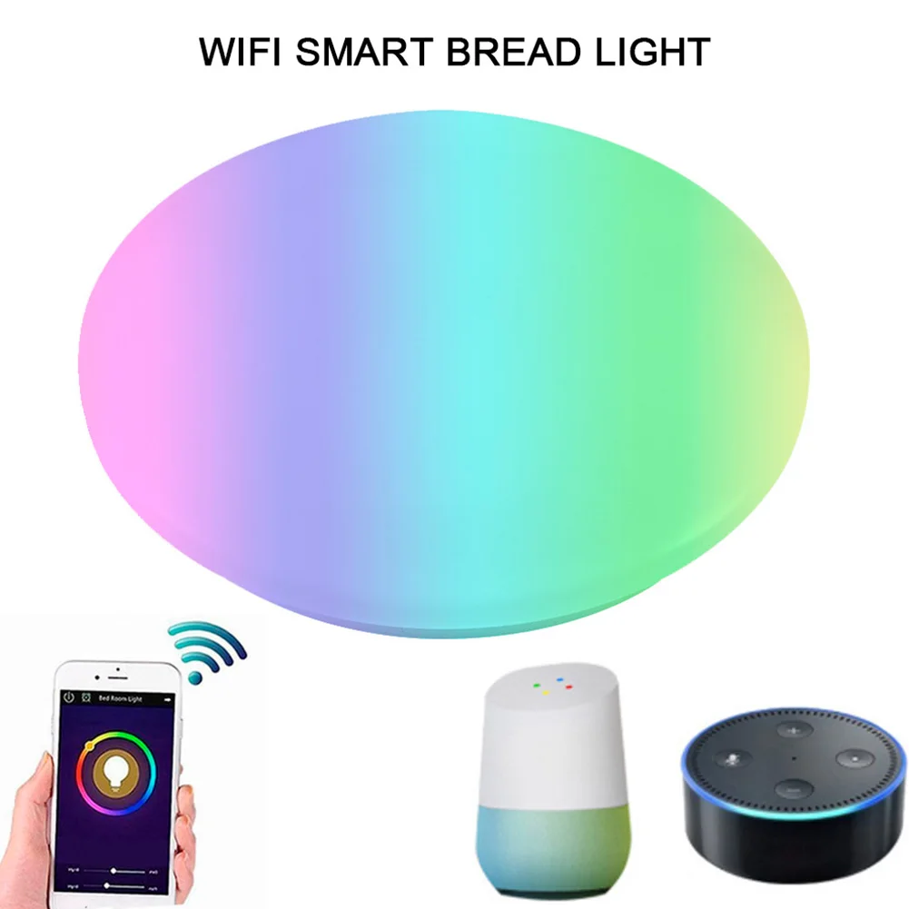 

Long Range Durable Round Ceiling Light Long Life Smart Color Adjustment Indoor Brightness Adjustment Bluetooth Wireless Control