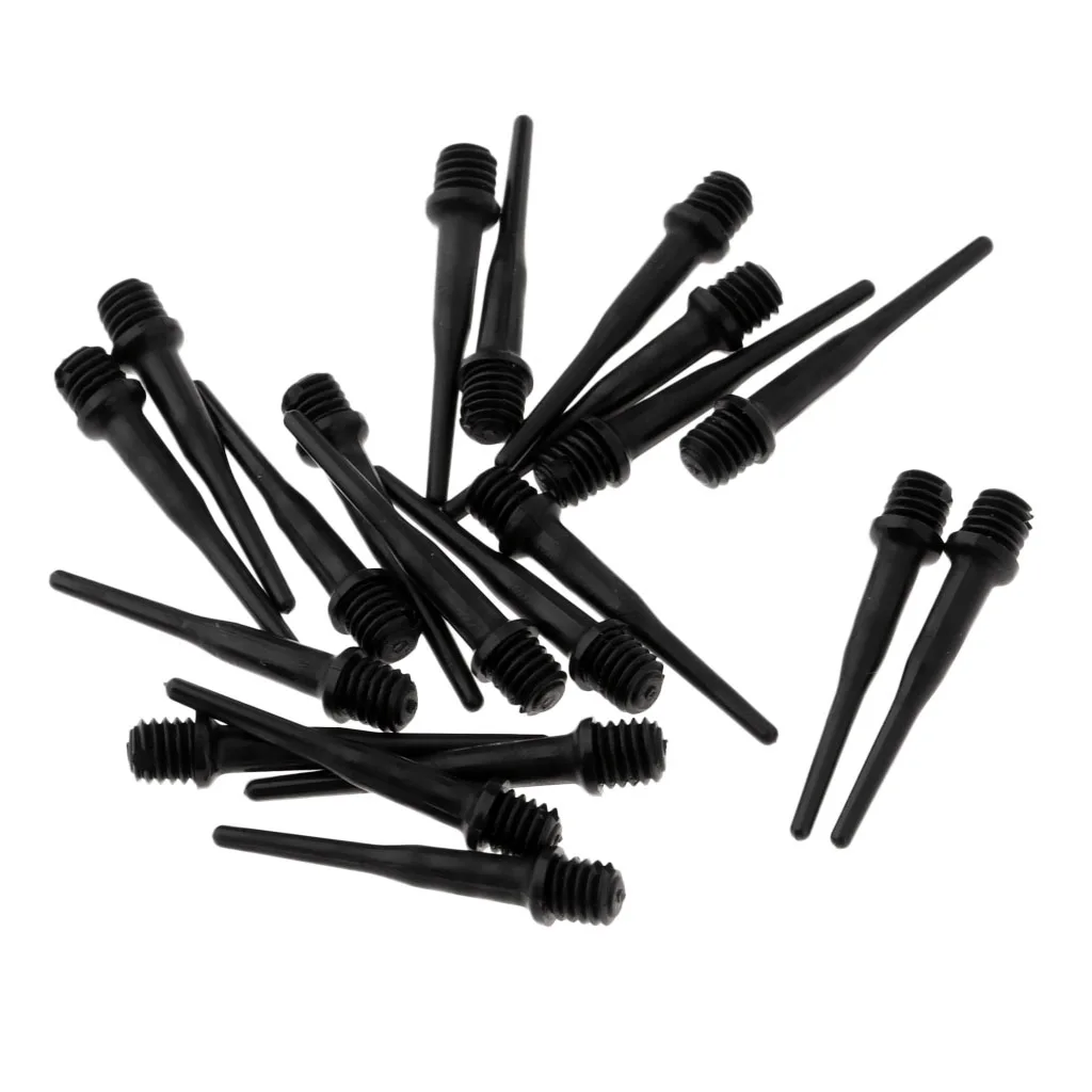 (Pack of 20) 2BA Thread Soft Tip Dart Points for Electronic Dartboard Indoor Game Dart Boards Target Backboard Supplies