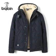 Новинка, модная зимняя куртка для мужчин, теплая, утолщенная, шерстяная подкладка, парка, Мужская одежда, парка, толстое пальто, верхняя одежда для мужчин, L-3XL