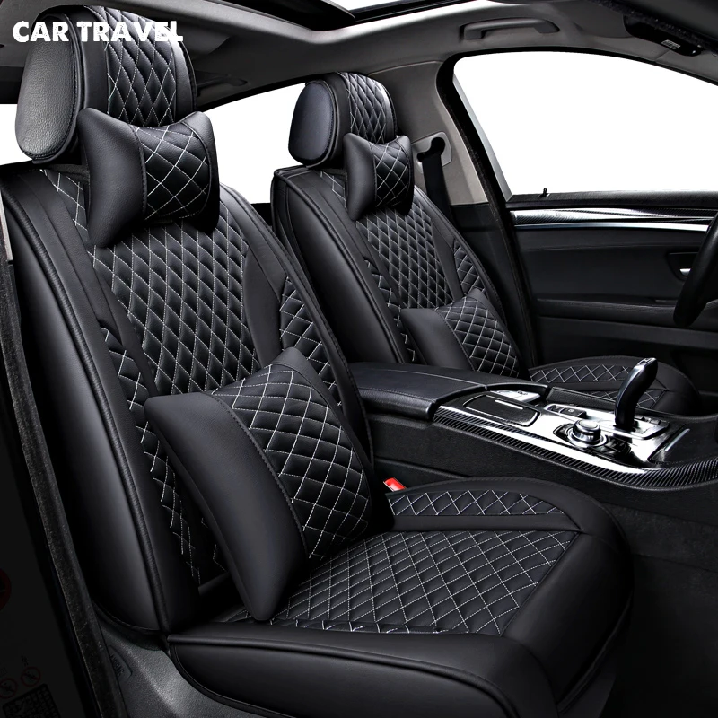 

CAR TRAVEL pu leather car seat cover for jac s2 kalina uaz vw caddy land rover discovery 3 lamborghini vitz car seats protector