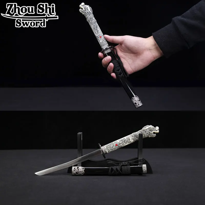 

Home Decoration Short Katana Stainless steel blade Exquisite alloy fittings Dragon handle espada gifts Sword The New