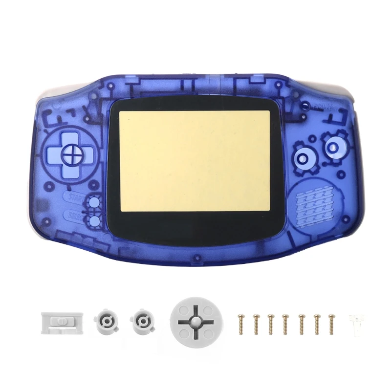 2019 Hot OOTDTY Transparent Full Set Case Cover Frame Repair Parts Kit For Nintendo GameBoy Advance GBA