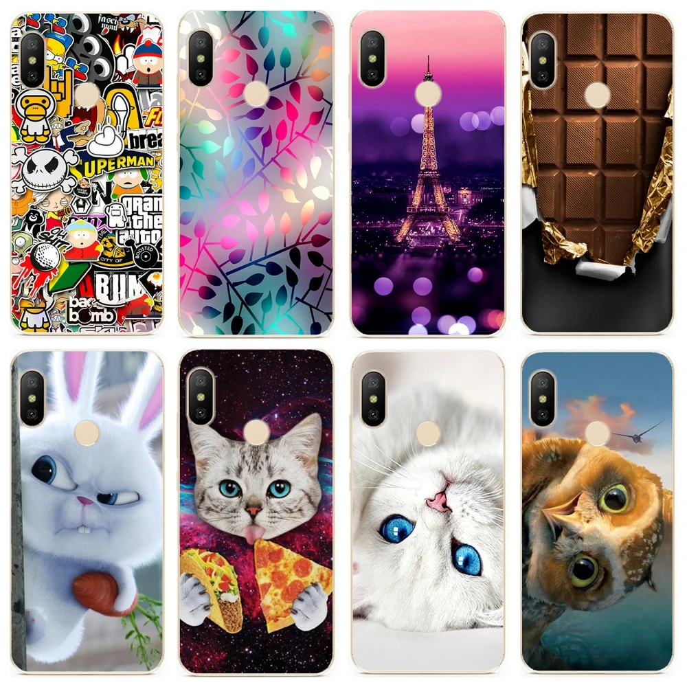 

Silicone Cover For Xiaomi Redmi 6 pro Case 5.84' Cute Cat Printing Phone Shell for Xm Xiomi Redmi Redmi6 6 pro 6pro Fundas Coque