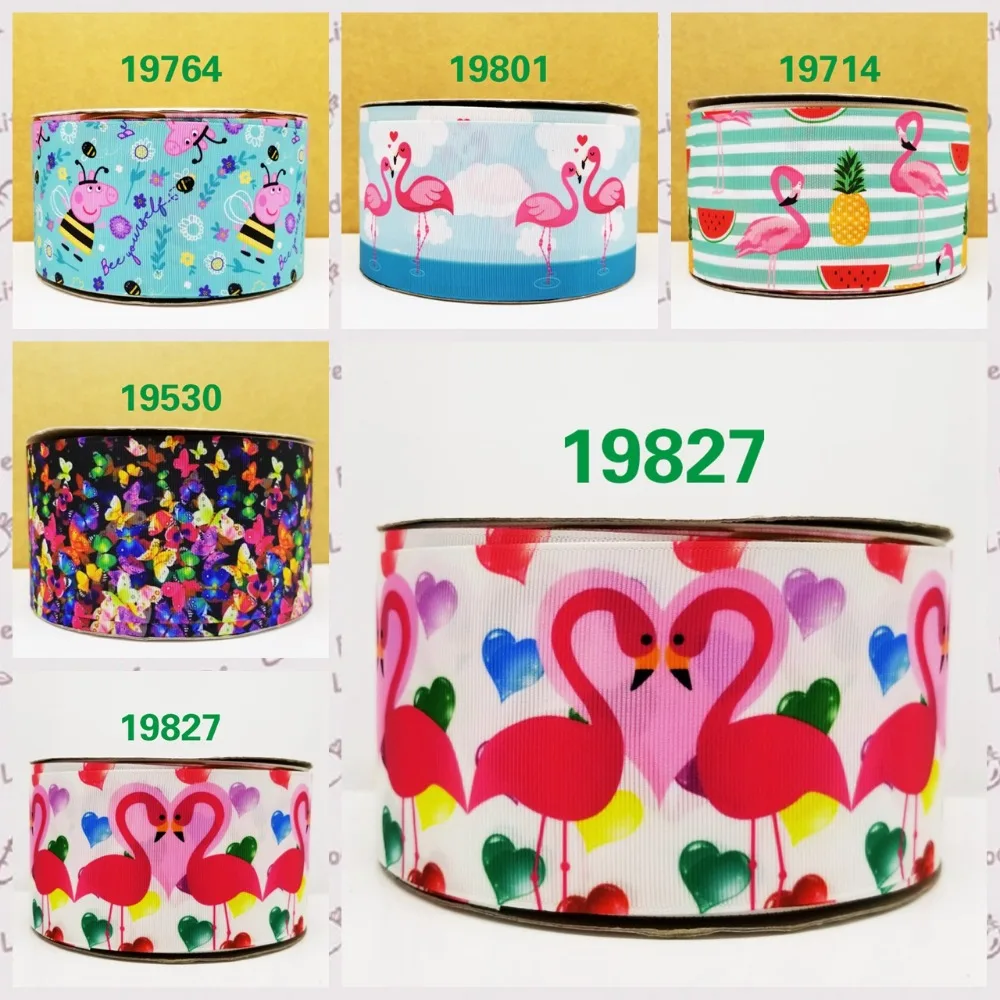 

Cartoon printed grosgrain ribbon ,satin ribbon 10 yards.